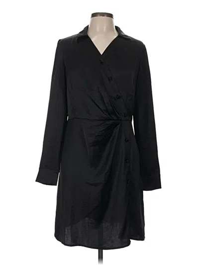 Pre-owned Ann Taylor Loft Casual Dress In Black