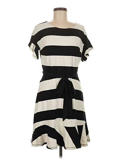 Pre-owned Ann Taylor Loft Casual Dress In Black