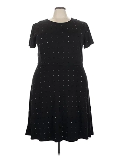 Ann Taylor Loft Casual Dress In Black