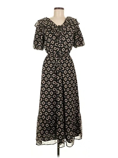 Pre-owned Ann Taylor Loft Casual Dress In Black