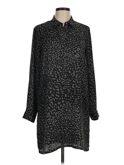 Pre-owned Ann Taylor Loft Casual Dress In Black