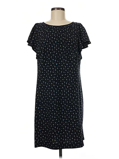 Pre-owned Ann Taylor Loft Casual Dress In Black