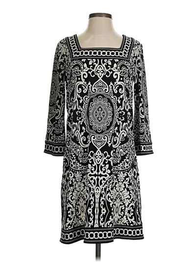 Pre-owned Ann Taylor Loft Casual Dress In Black