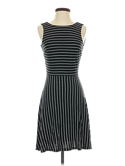 Pre-owned Ann Taylor Loft Casual Dress In Black