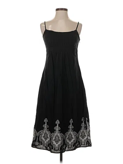 Pre-owned Ann Taylor Loft Casual Dress In Black