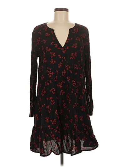 Ann Taylor Loft Casual Dress In Black