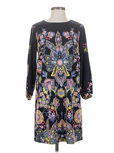 Pre-owned Ann Taylor Loft Casual Dress In Black