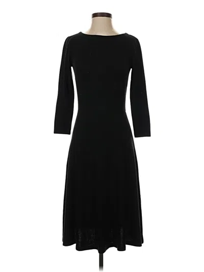 Pre-owned Ann Taylor Loft Casual Dress In Black
