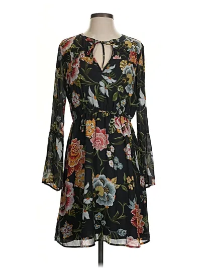 Pre-owned Ann Taylor Loft Casual Dress In Black