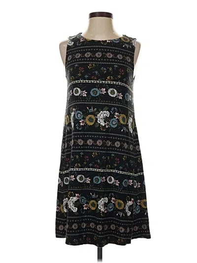 Pre-owned Ann Taylor Loft Casual Dress In Black