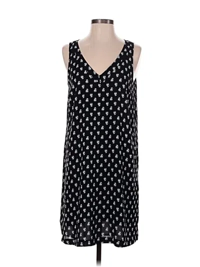 Pre-owned Ann Taylor Loft Casual Dress In Black