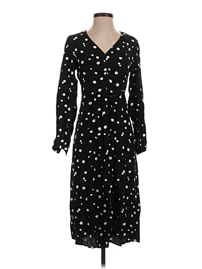 Pre-owned Ann Taylor Loft Casual Dress In Black