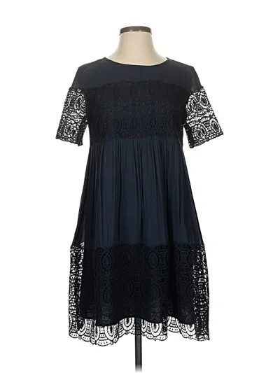Pre-owned Ann Taylor Loft Casual Dress In Black
