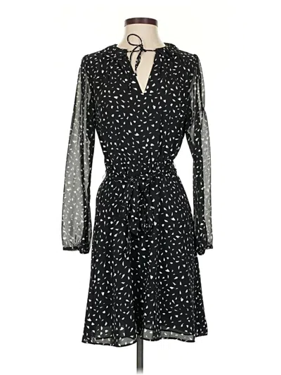 Pre-owned Ann Taylor Loft Casual Dress In Black