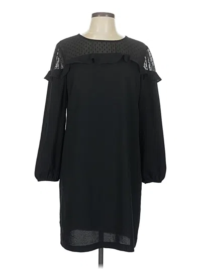 Pre-owned Ann Taylor Loft Casual Dress In Black