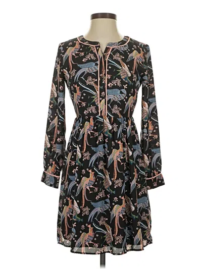 Pre-owned Ann Taylor Loft Casual Dress In Black