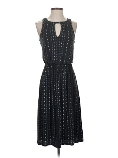 Pre-owned Ann Taylor Loft Casual Dress In Black