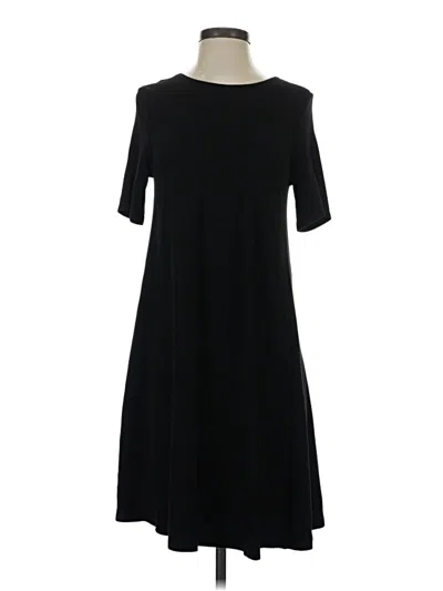 Pre-owned Ann Taylor Loft Casual Dress In Black