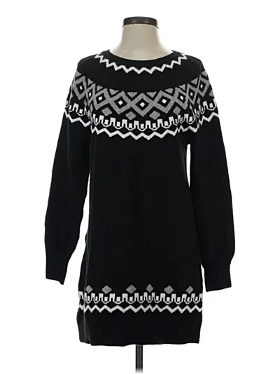 Pre-owned Ann Taylor Loft Casual Dress In Black