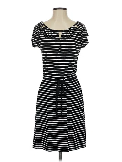 Pre-owned Ann Taylor Loft Casual Dress In Black