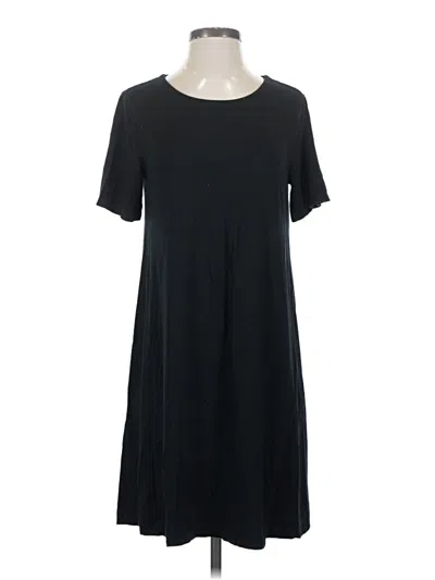 Pre-owned Ann Taylor Loft Casual Dress In Black