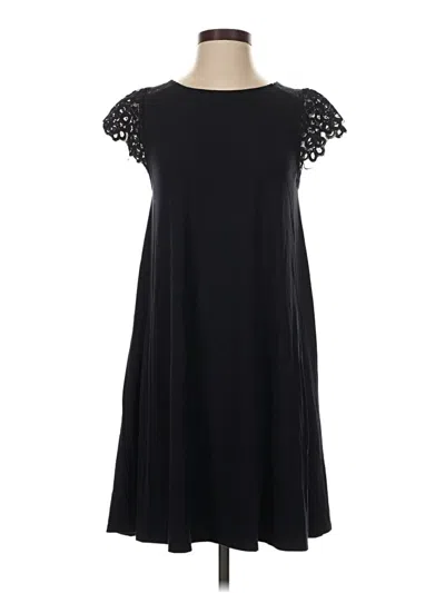 Pre-owned Ann Taylor Loft Casual Dress In Black