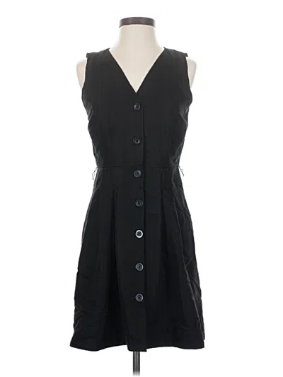 Pre-owned Ann Taylor Loft Casual Dress In Black