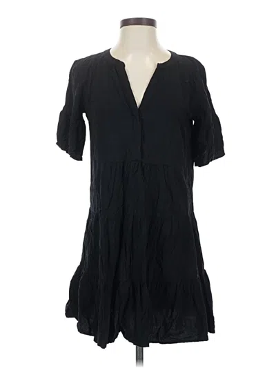 Pre-owned Ann Taylor Loft Casual Dress In Black