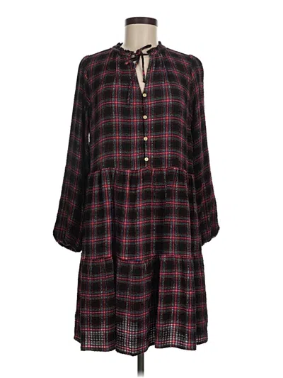Pre-owned Ann Taylor Loft Casual Dress In Black