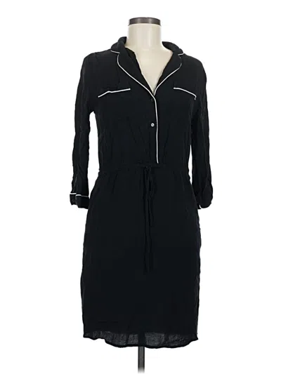 Pre-owned Ann Taylor Loft Casual Dress In Black