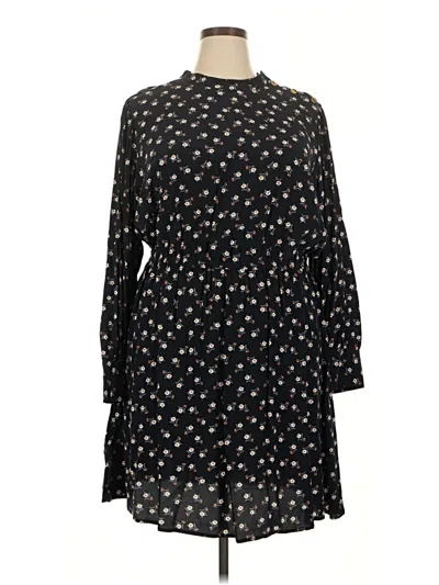 Ann Taylor Loft Casual Dress In Black
