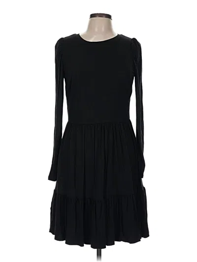 Pre-owned Ann Taylor Loft Casual Dress In Black