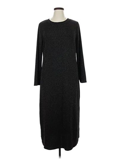 Pre-owned Ann Taylor Loft Casual Dress In Black