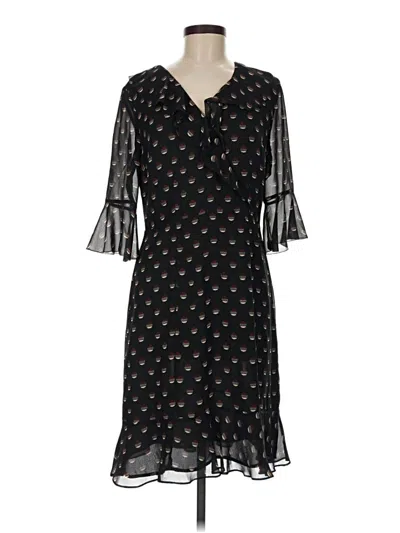 Pre-owned Ann Taylor Loft Casual Dress In Black