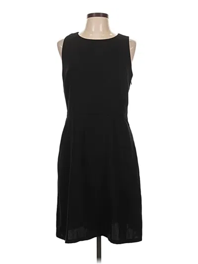 Pre-owned Ann Taylor Loft Casual Dress In Black