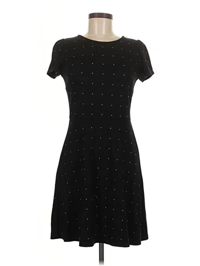 Pre-owned Ann Taylor Loft Casual Dress In Black