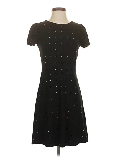 Pre-owned Ann Taylor Loft Casual Dress In Black