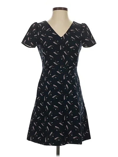 Pre-owned Ann Taylor Loft Casual Dress In Black