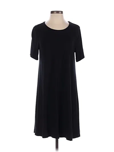 Pre-owned Ann Taylor Loft Casual Dress In Black