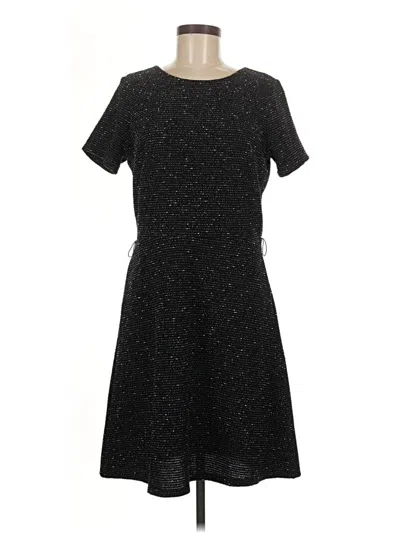 Pre-owned Ann Taylor Loft Casual Dress In Black