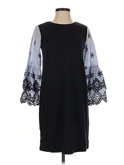 Ann Taylor Loft Casual Dress In Black