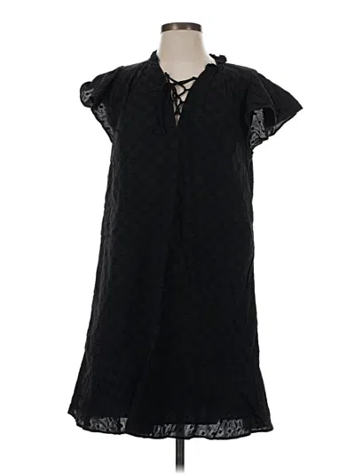 Pre-owned Ann Taylor Loft Casual Dress In Black
