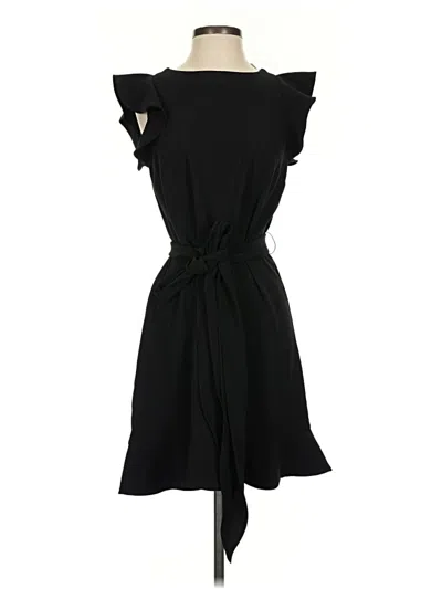 Pre-owned Ann Taylor Loft Casual Dress In Black