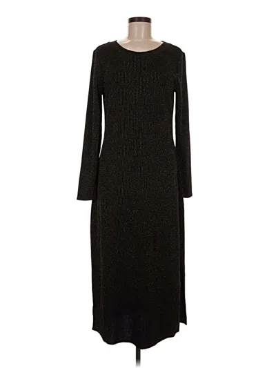 Ann Taylor Loft Casual Dress In Black
