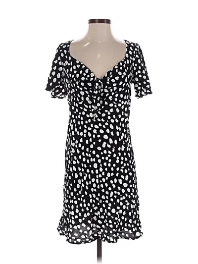 Ann Taylor Loft Casual Dress In Black