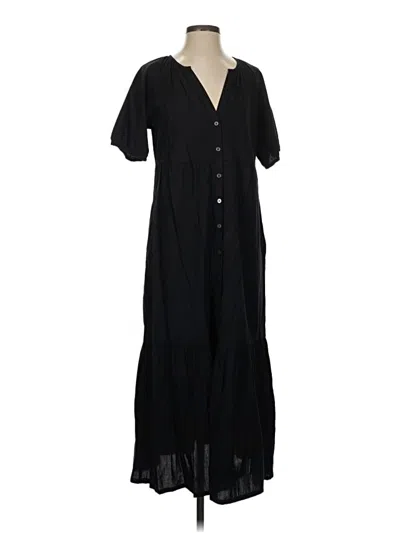 Pre-owned Ann Taylor Loft Casual Dress In Black