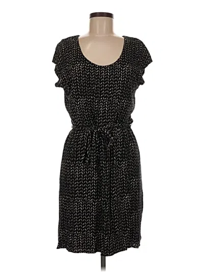 Pre-owned Ann Taylor Loft Casual Dress In Black