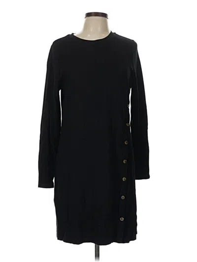 Pre-owned Ann Taylor Loft Casual Dress In Black