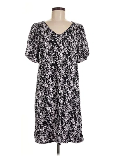 Pre-owned Ann Taylor Loft Casual Dress In Black