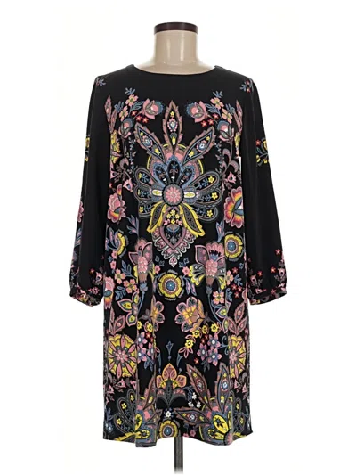 Pre-owned Ann Taylor Loft Casual Dress In Black